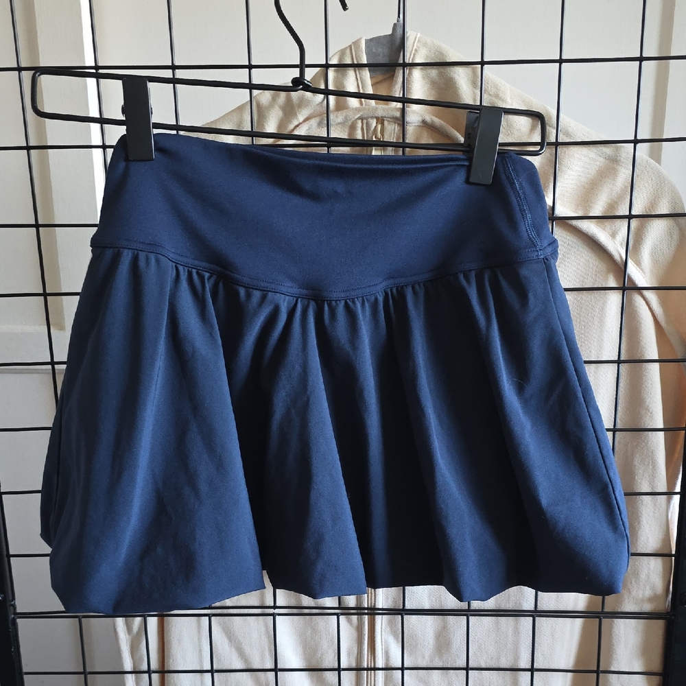 Gilly Hicks Deep Blue Skater Skirt